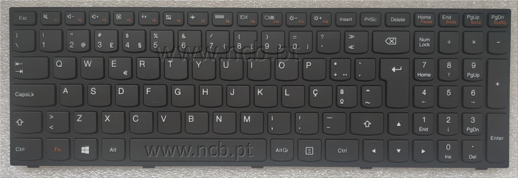 Teclado Lenovo Ideapad 300 15ibr Pt Preto G50 30 G50 80 G70 70 Z50 70 Z51 70 Ncb Informacao Do Produto