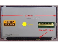 LCD LED 15.6" 1920x1080 FHD 30P DR SL UD 359mm GL PID07331