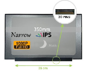 LCD LED 15.6\" 1920*1080 FHD 30P2C DR SL NO 350mm GL IPS PID00313