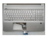 KEYBOARD HP 15S-EQ 15S-FQ SILVER PT PO TCNBLFP PID04490